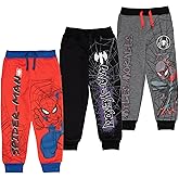 Marvel Avengers Fleece 3 Pack Jogger Pants Toddler to Big Kid Spider-Man Venom Iron Man Thor