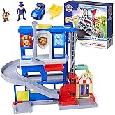 Paw Patrol: Pup Squad, Search & Rescue HQ Playset with Chase Pup Squad Racer, Humdinger Action Figure & Kitty Pal, Kids Toys for Boys & Girls Ages 3+