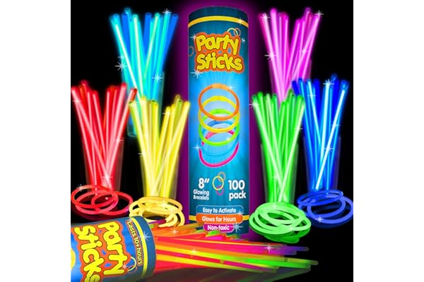 Glow Sticks Bulk Party Favors 100pk - 8