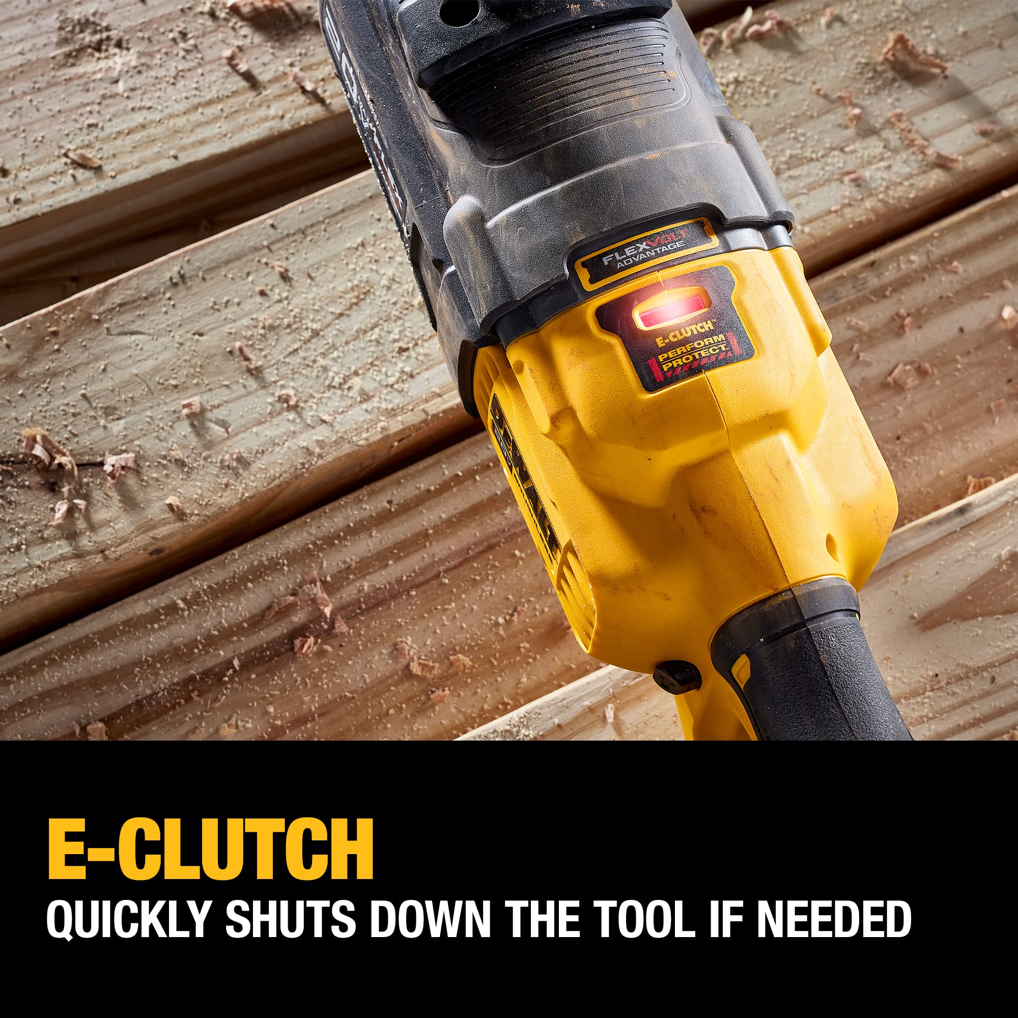 DEWALT 20V MAX* Brushless Cordless 1/2 in. Compact Stud and Joist Drill with FLEXVOLT ADVANTAGE™ (Tool Only) (DCD444B)