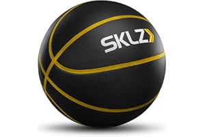 SKLZ Bashhhketball Pro Silent Basketball – Official Size 7 Foam Basketball, 29.5” Indoor Training Ball with Real Bounce, Quiet Dribbling, Durable Construction, and Real Grip Channels