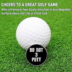 FINGER TEN Golf Ball Marker with Hat Clip Markers
