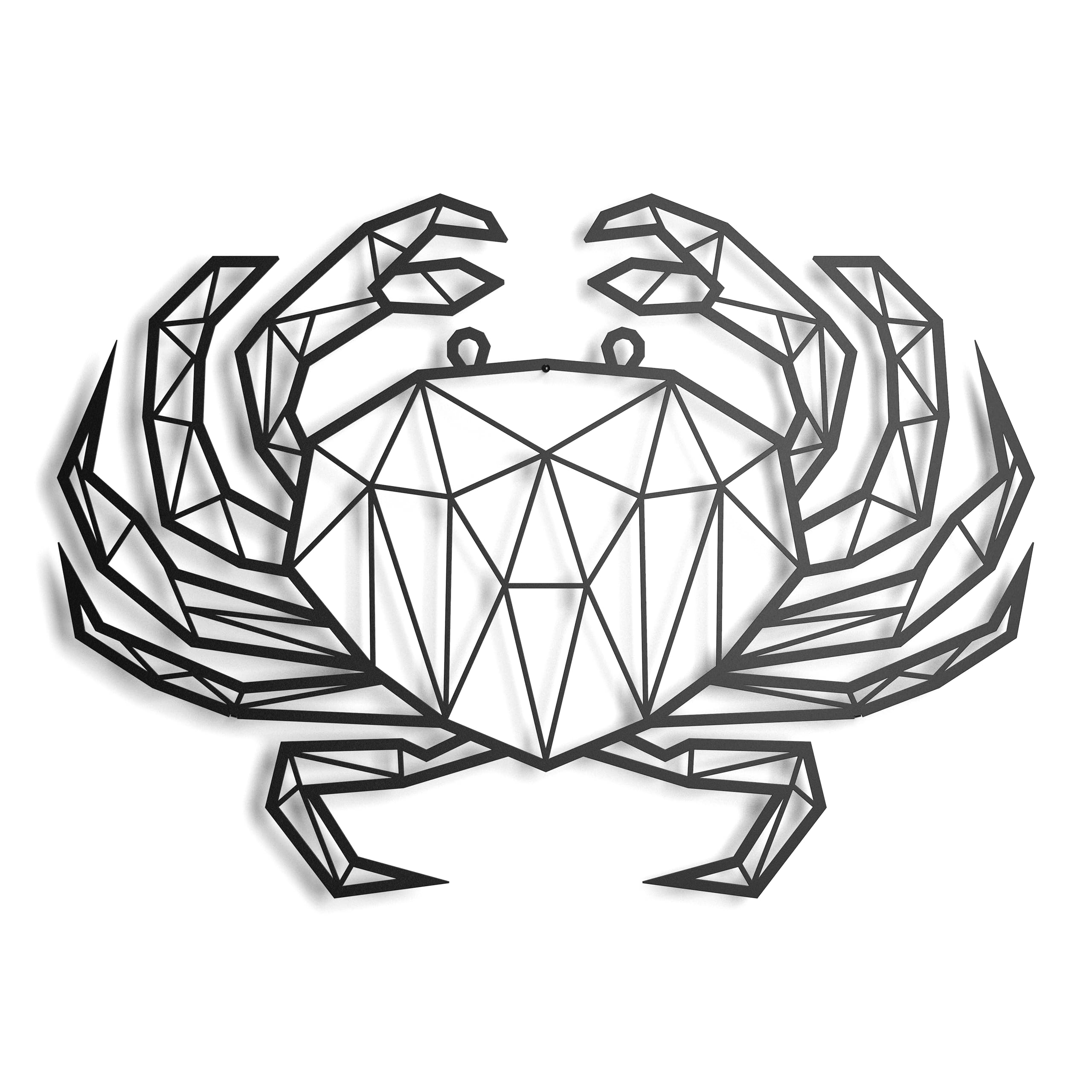 Keluly Crab Metal Wall Sculpture Decor Sea Animal Gift for Home Decor, Meditation Spaces, Trip Planning — image 1