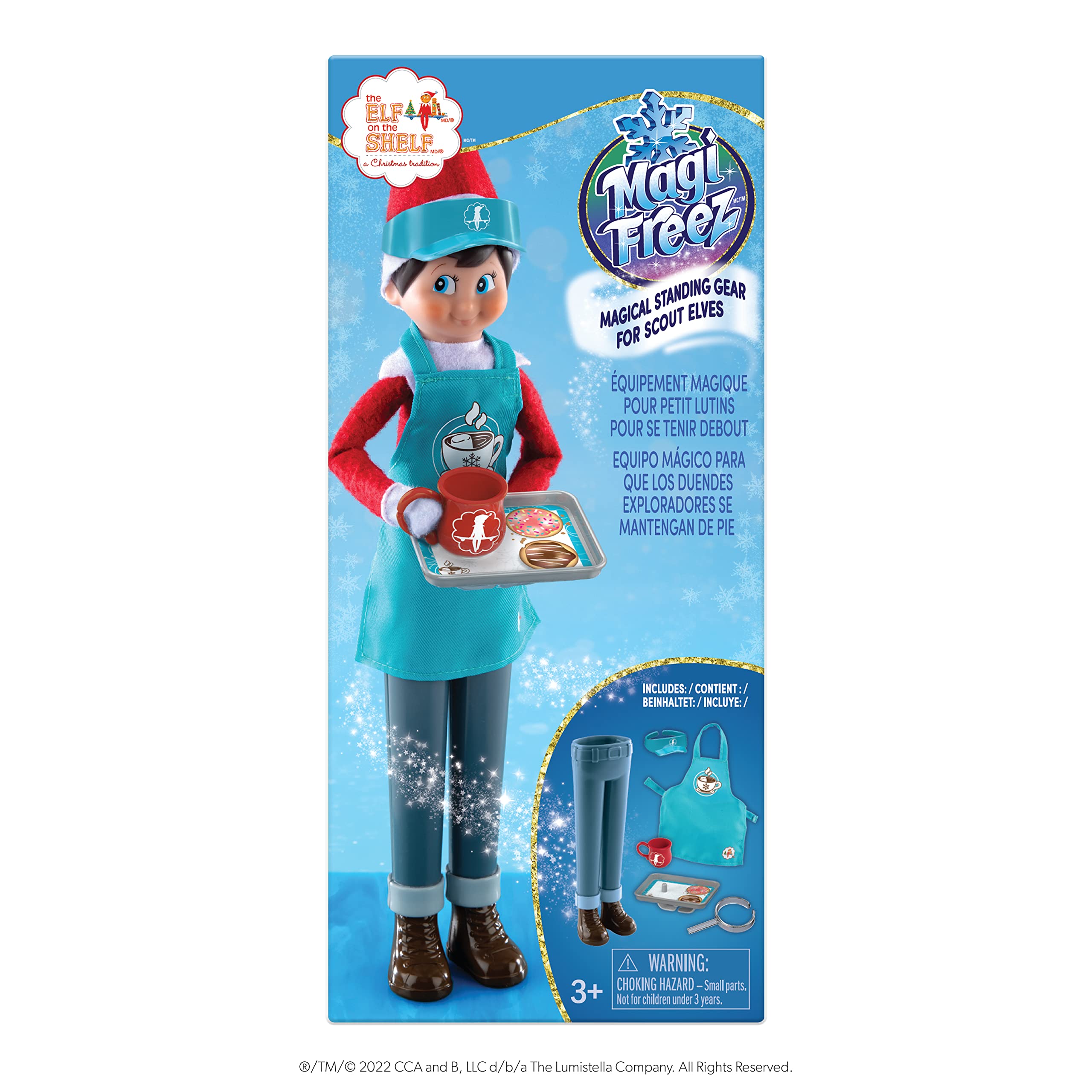 Elf on the Shelf Clothes | Boy and Girl Elf Outfits | Elf on the Shelf Accessories Props Magic Standing Pants (MagiFreez Barista Cocoa to Go (Scout Elf not Included))
