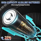 POWEROWL AA Batteries 24 Pack Alkaline 1.5v High-Capacity Long Lasting Double A view 6