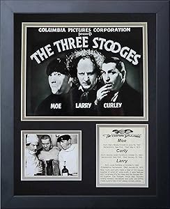 The Three Stooges 11" x 14" Framed Photo Collage by Legends Never Die - Marquee