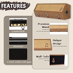 Guitar Amp Key Holder, Solid Wood Guitar Amplifier