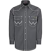 BOCOMAL FR Welding Shirts Heavyweight Stretch Canvas Snaps Down Reinforced Stitching Western Style Fire Resistant Jackets