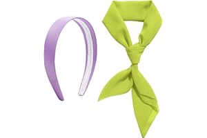 Comsite Chiffon Scarf Ribbon Neck Scarf Square Handkerchief 23"x23" 26"x26" 30"x30"