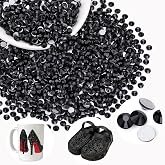 2000PCS SS16/4mm Crystal Glass Rhinestones for Bedazzling (Jet Black) | Flatback Black Rhinestones for Crafting DIY Crafts Nail Makeup Decoration, Gems Diamond Charms for Tumbler Shoes Clothing Mug