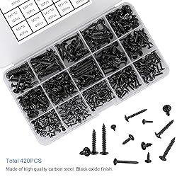 HanTof 420pcs M2 M3 M4 Phillips Truss Head