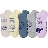 Bioworld Despicable Me Minions Coffee Break Women's 5-Pair Ankle Socks