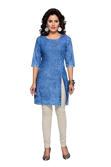jeans short kurti