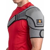 Sparthos Rotator Cuff Shoulder Brace for Women &amp; Men - Support - Gray-UNI | Compression Sleeve, Pain Relief, Adjustable Strap, Fits Left or Right Arm, AC Joint, Labrum Tear, Dislocation, for Sleeping