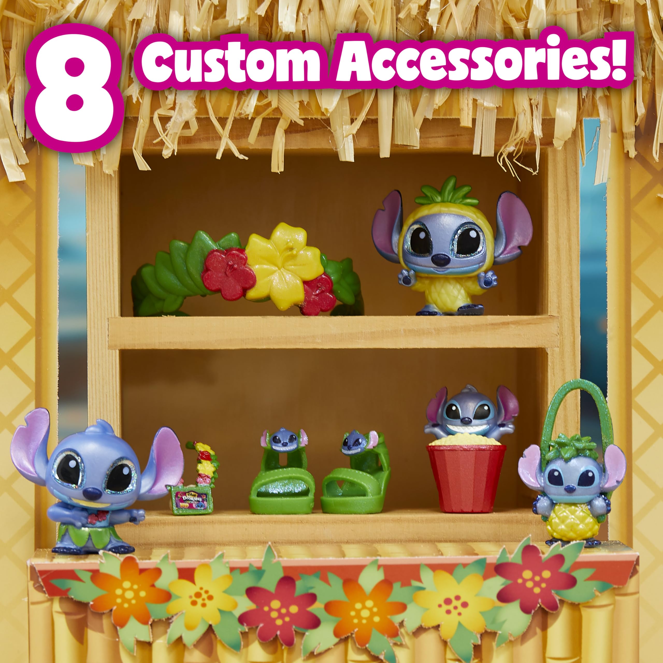 Disney Doorables ADOORBS Deluxe Stitch Superfan Doll, 2 Exclusive Figures, Movie Premiere, UNbox 10 Mini Accessories, Tweens, Holiday Stocking Stuffers, Gifts, Presents, Girls & Kids 5 and Up