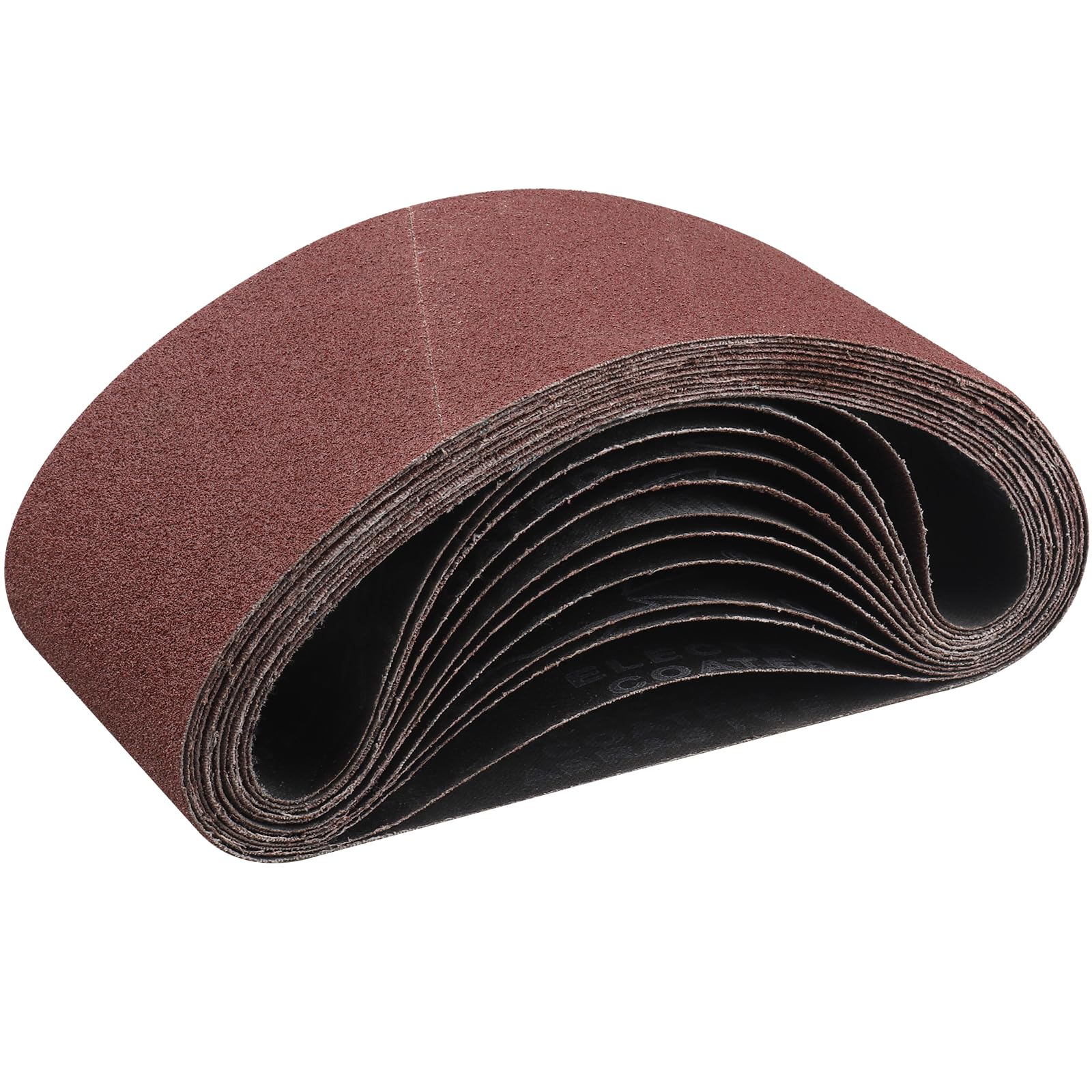 STEBRUAM Sanding Belt 100 x 560 mm,12PCS 80 Grit