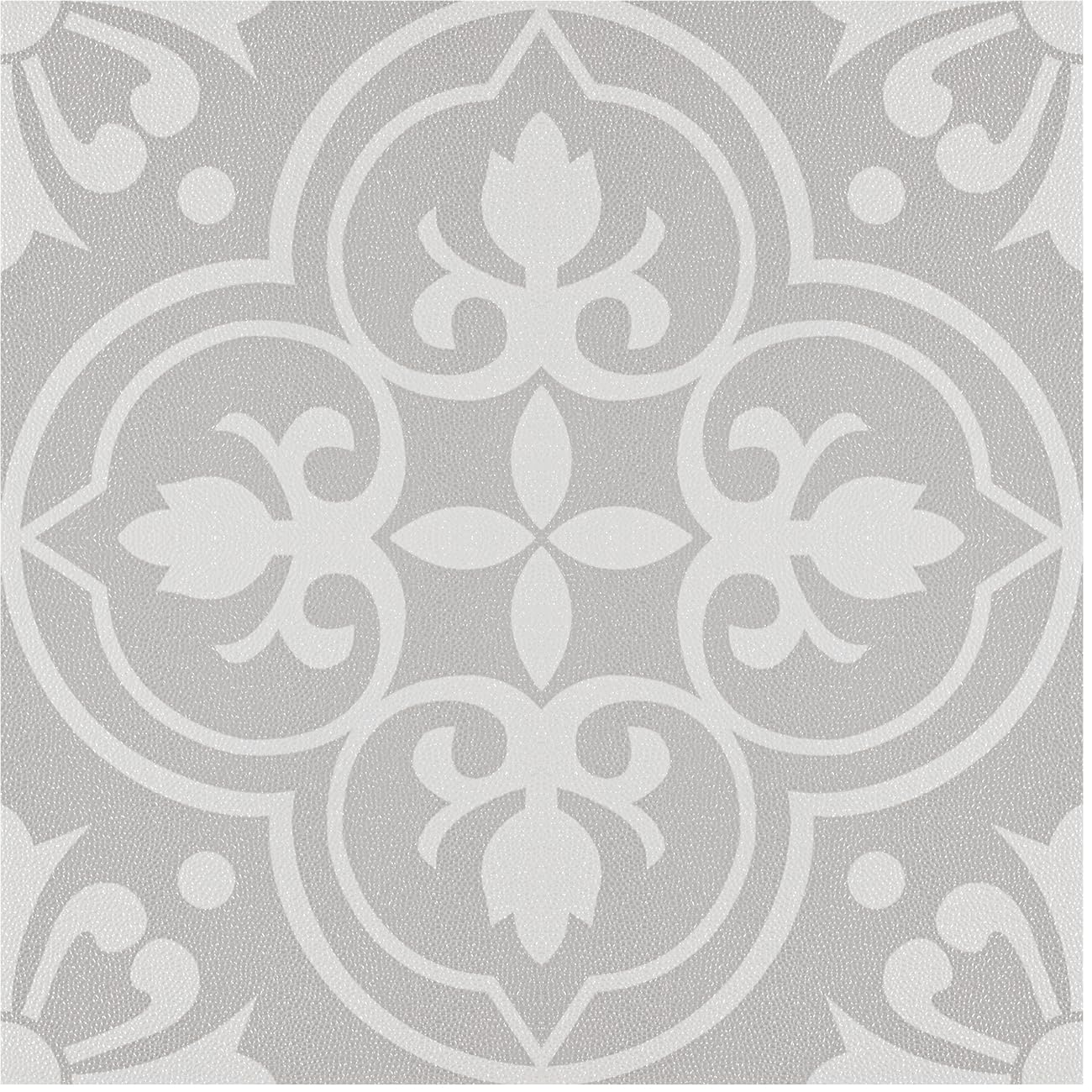 Photo 1 of Alow Peel and Stick Floor Tile Waterproof, Gray Flower Vinyl Flooring Easy to Install, Adhesive Peel and Stick Flooring Suit for Bathroom, Kitchen, Living Room(11.8inx11.8inx20pcs)