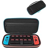 Huiteng XR Case for Nintendo Switch 2 ,2025 Hard Carrying Shell Switch2 Travel Carrying Bag Accessories Holds 10 Game Cartridge (Black)