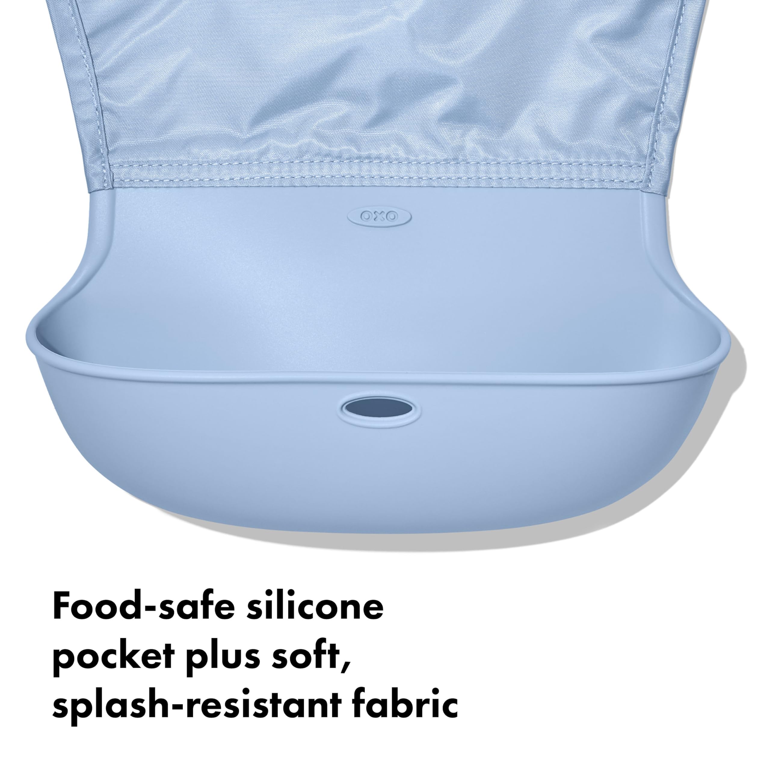 OXO Tot Roll-Up Bib - 2 Pack - Blossom and Dusk
