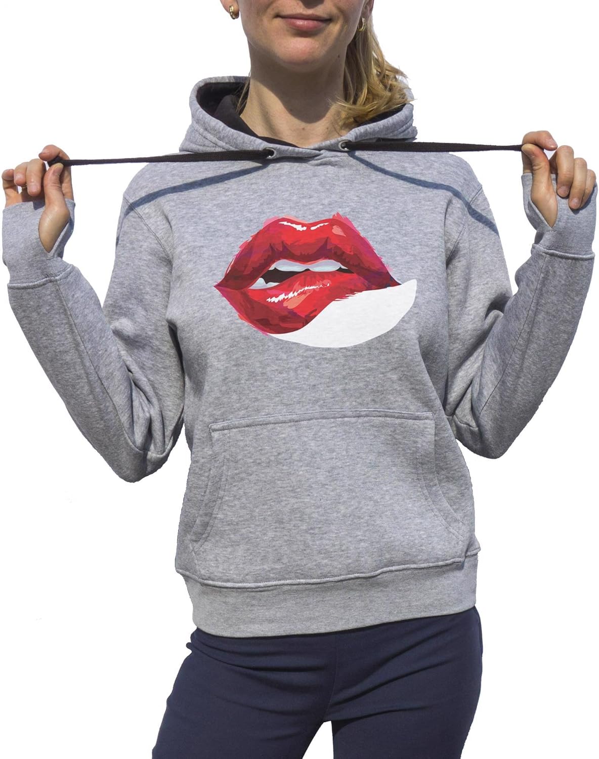 Lips Hoodie Red Lips Hoodie Tongue Hoodie Crazy Hoodie Fashion Hoodie