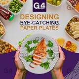 G4GADGET 500 9 Inch Paper Plates Disposable Party Plates 23cm view 2