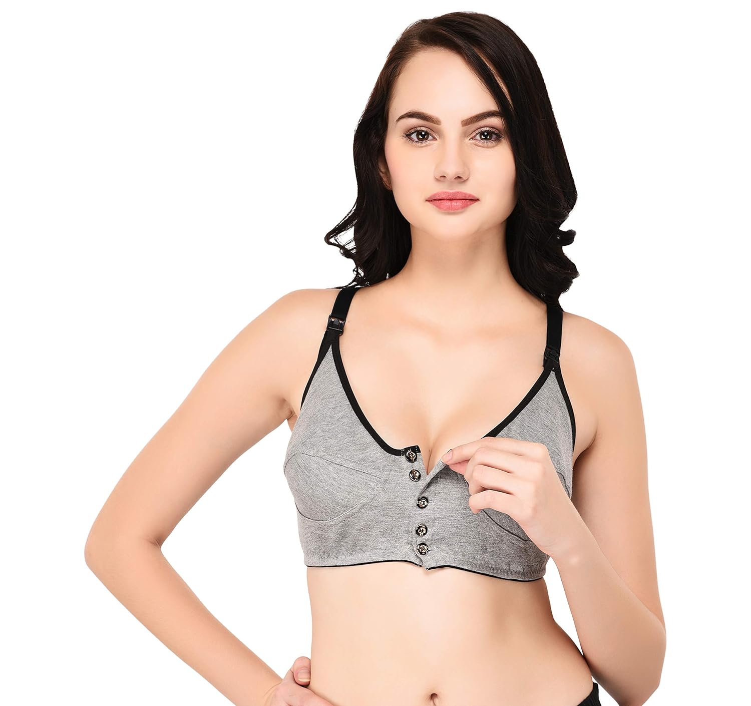swangiya blouse feeding bra-front side button-back side sporty look(4colours-30-44 sizes)