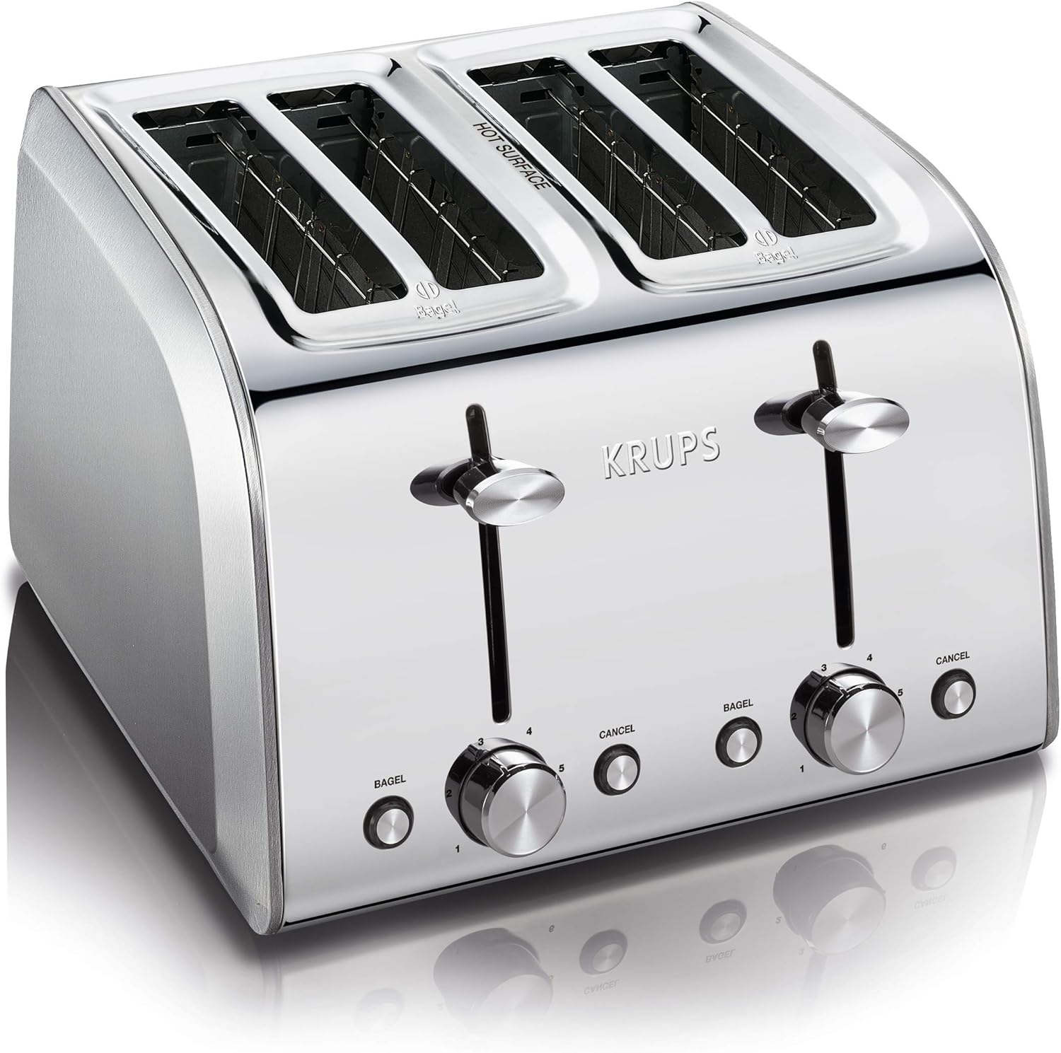Krups KH251D51 Stainless Steel Toaster with 6 Adjustable