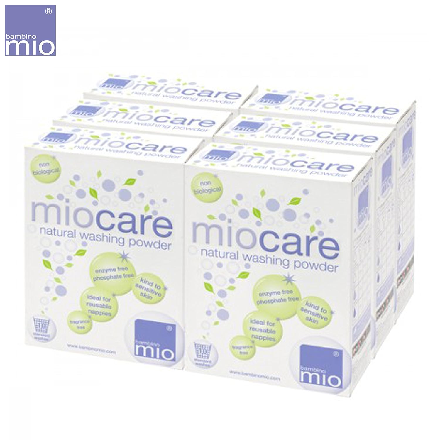 Bambino Mio MioCare Waschmittel/Waschpulver SET (6 x 800g