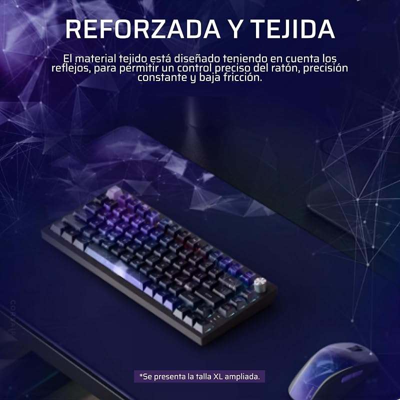MM300 Sci-Fi Tapete Grande de Rato Escuro – Azul-Marinho