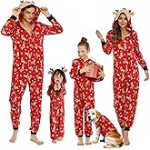 Neufigr Family Christmas Pajamas Matching Sets, Xmas PJs Mathching Set, Holiday Family Sleepwear Sets Long Sleeves Onesies