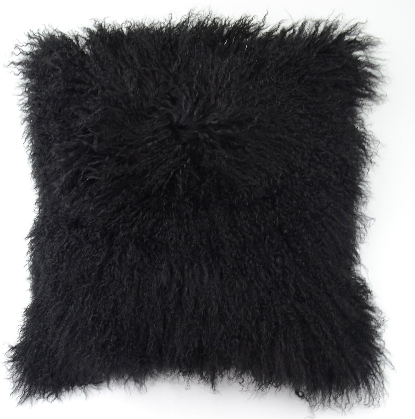 26"x 26" Oversized Tibetan / Mongolian Lamb Fur Pillow