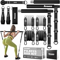 RENRANRING Resistance Bands Set – 150 Lbs Total, 5 Bands With Handles & Ankle Straps – For Home Workouts, Therapy & Toning