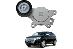VROVO BT4E6B209CC Belt Tensioner Assembly Compatible with Ford Edge Flex Fusion Explorer Taurus Taurus X Lincoln MKS MKT MKX MKZ, Mercury Sable Mazda6 CX-9 Replace#, 7T4E6B209EC, 38485