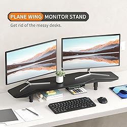 AFOOYO 39.4 Inch Dual Monitor Stand Riser