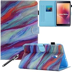Galaxy Tab A 8.0 2017 Case - Newshine PU Leather