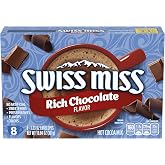 Swiss Miss Rich Chocolate Flavored Hot Cocoa Mix, Hot Cocoa Bar Supplies, 1.33 oz., 8-Count Envelopes