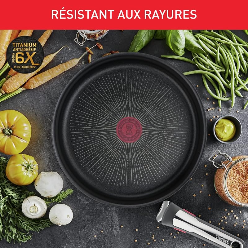 - Ingenio Unlimited On Lot de 2 Poêles 22 et 26 cm -amovible — photo 4 sur 7