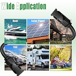Feotech Twin Wire 30FT Solar Extension Cable