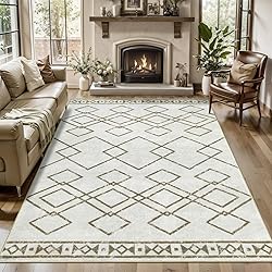SERISSA Washable Area Rug,4x6 Soft Non Slip Indoor