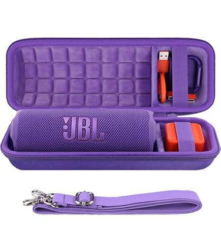 Capa Rígida JBL Flip 7/6/5 - Case Protetor à Prova D'água Com Alça