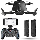 Holy Stone ドローン 折り畳み式 ポケット セルフィードローン 生中継可能 高度維持機能 国内認証済み モード1/2自由転換可 HS160