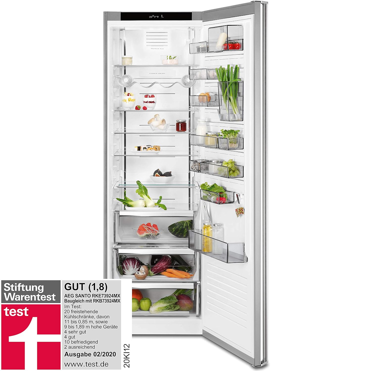 AEG RKB73924MX Independiente 358L A++ Plata - Frigorífico (358 L ...