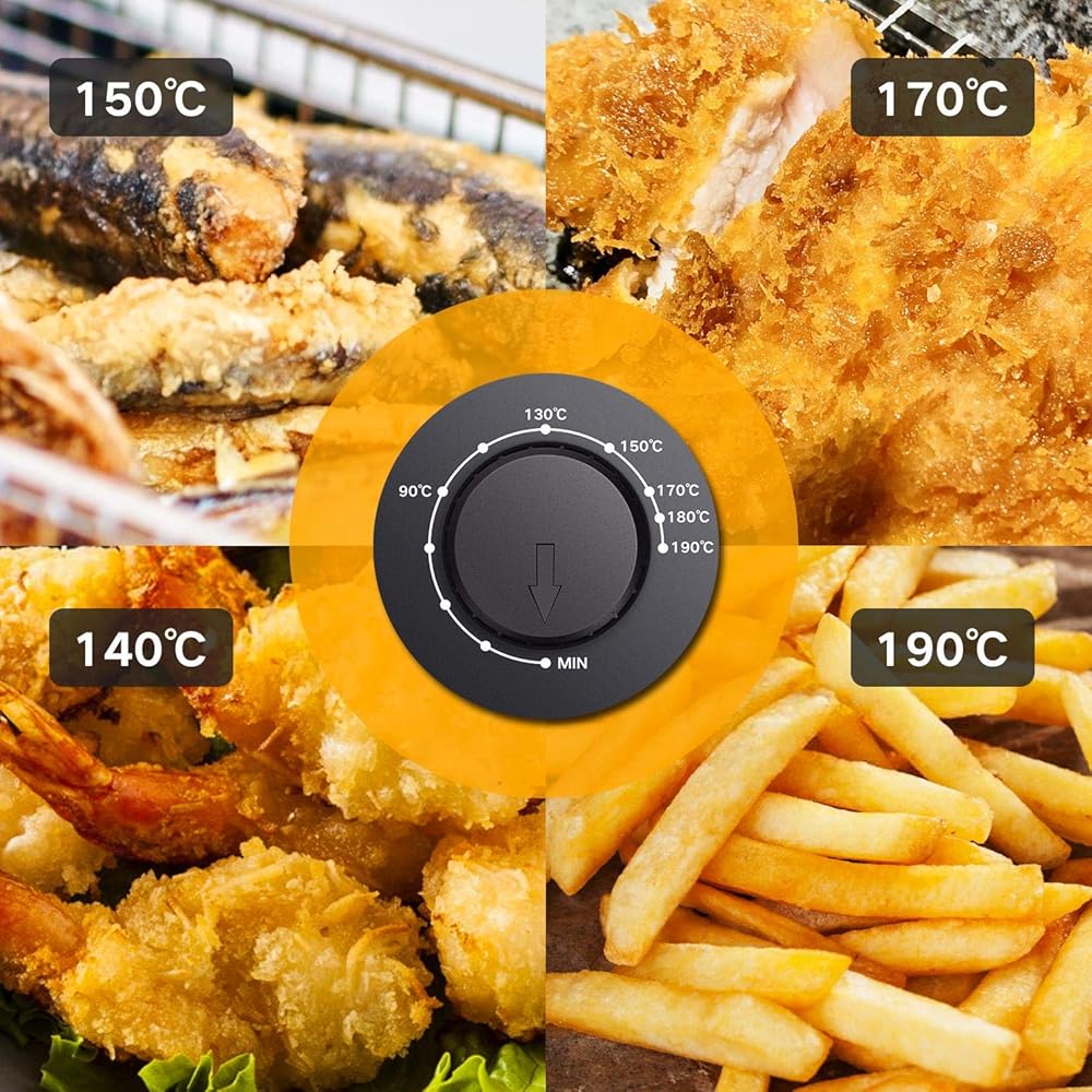 Unterschiedliche Hitze beim Frittieren in der Fritteuse