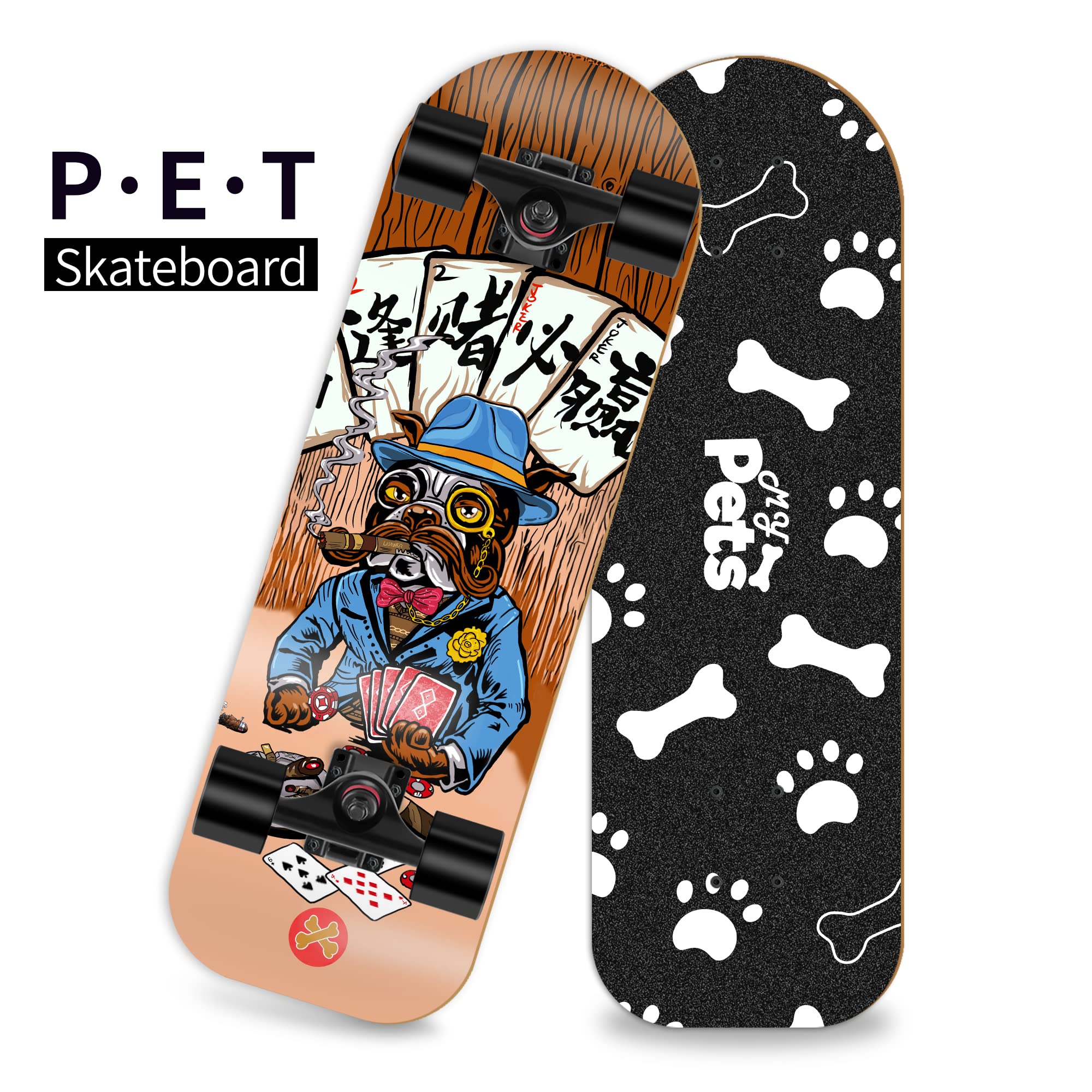 LOSENKA Pet Skateboard Complete Designed for Dogs and Pets