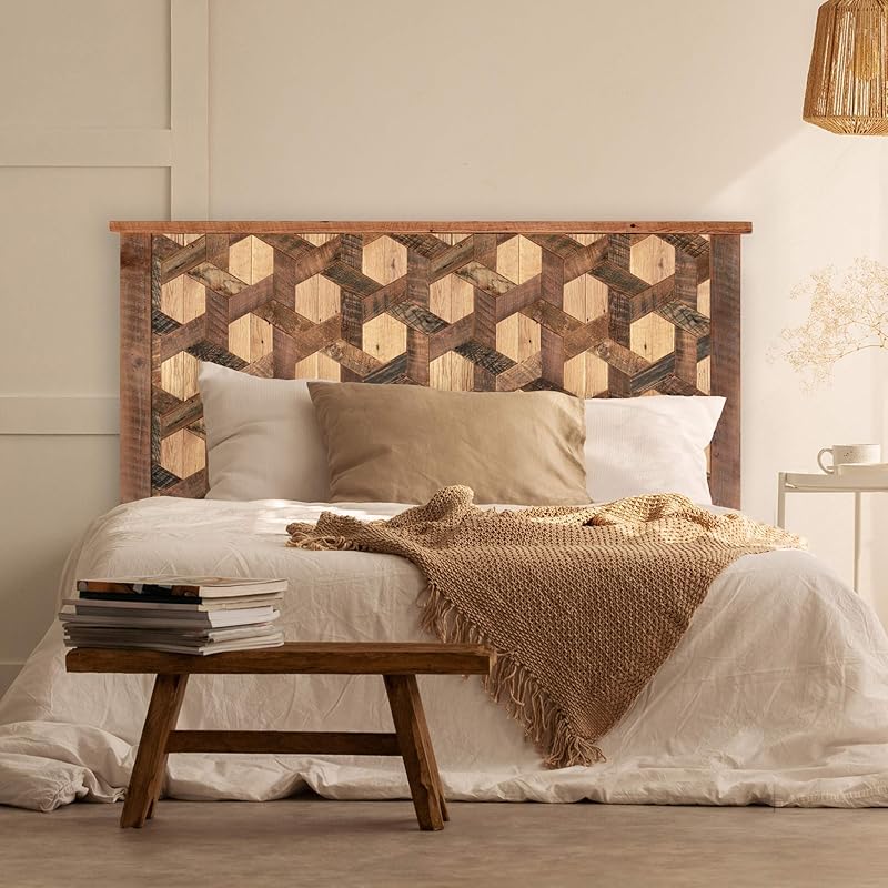 Herringbone Headboard Multiple Sizes Reclaimed Wood