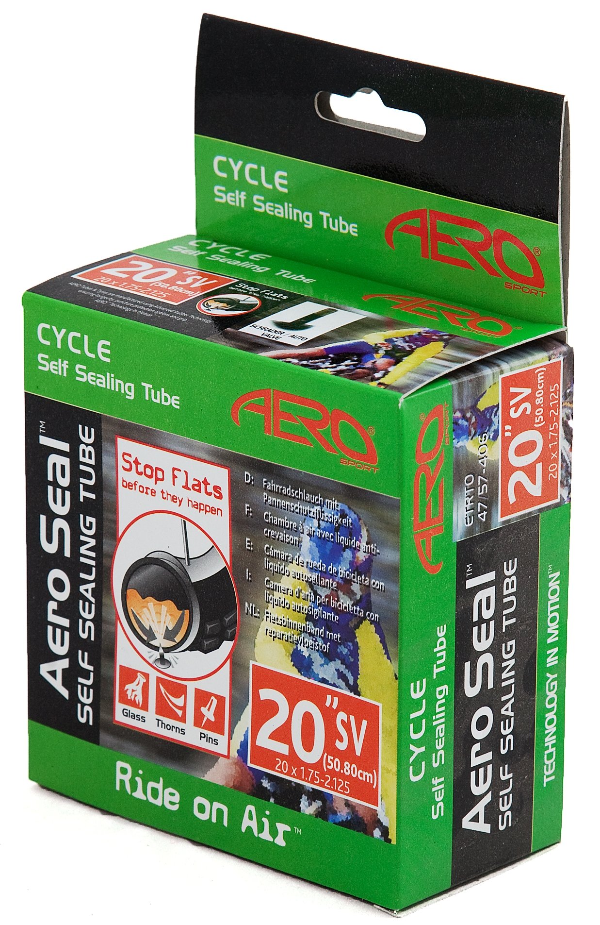 Aero Sport Bicycle Self Sealing Butyl Inner Tube 20
