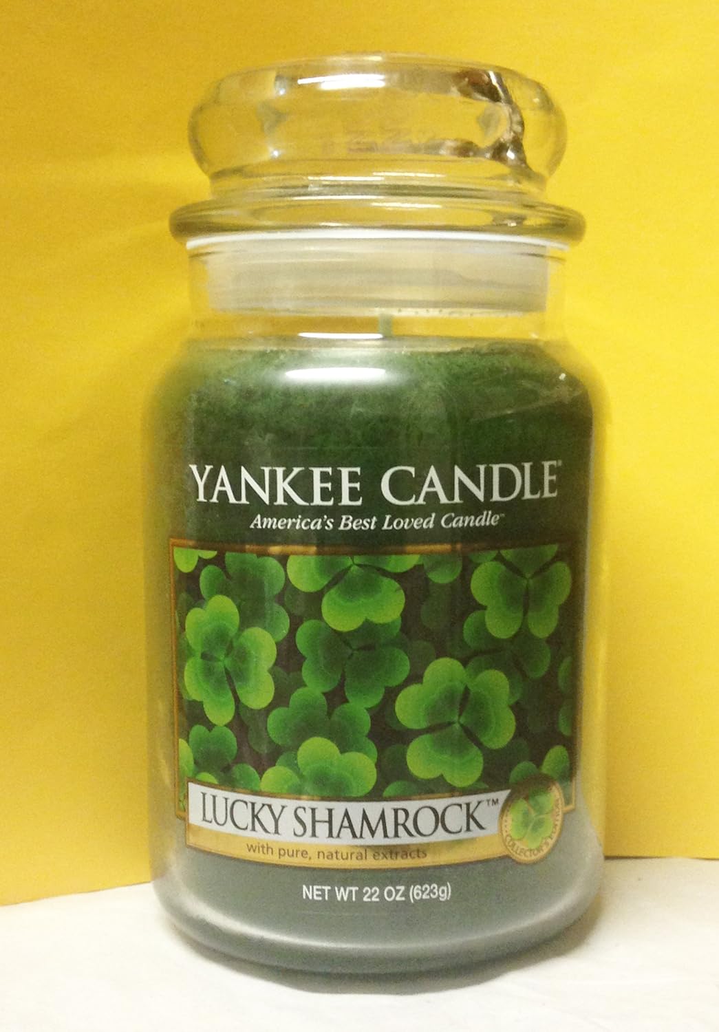 Yankee Candles Jar Candle (Large) (Lucky Shamrock) Amazon.co.uk Lighting