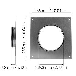 Repa Market Duct Connector Flange with Clamp - 6