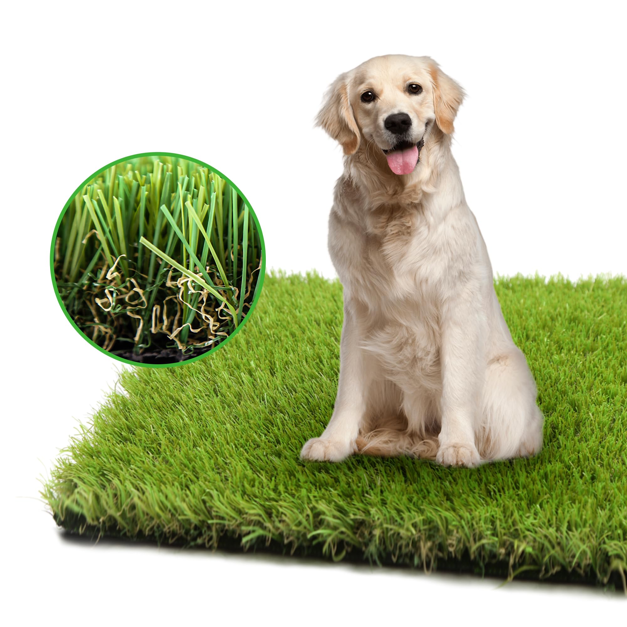 Photo 1 of LGR SHINE Artificial Grass Turf for Dogs 5 ft x 8 ft,1.38 inch Fake Grass Pee Pad for Puppy Potty Training?Faux pet Grass Rug for Indoor/Outdoor Patio,Dogs Wee Wee Pad,Turf Grass Mat for Dogs Potty