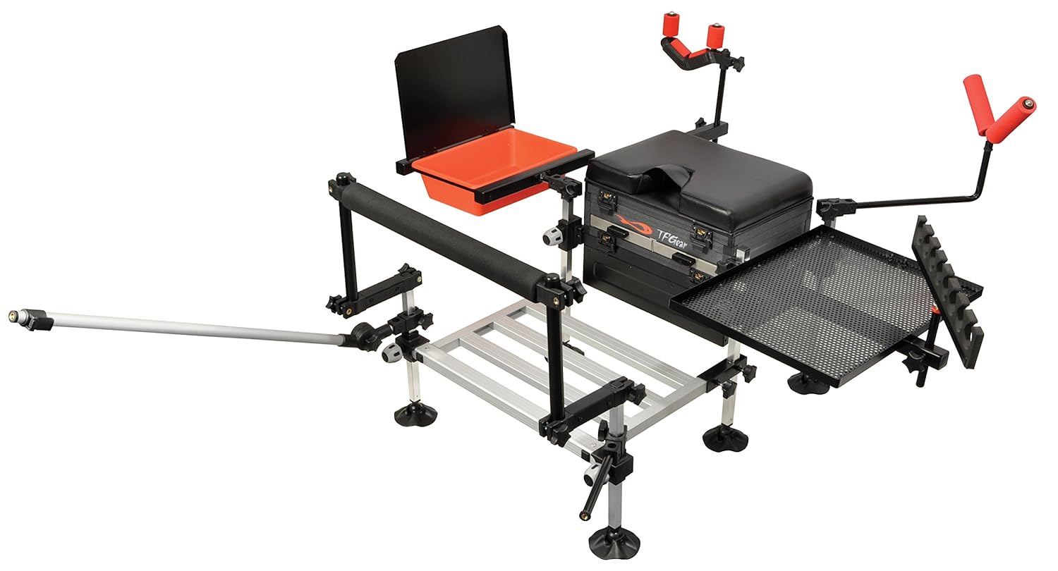 Sports & Outdoors TF Gear MATCH BOSS COARSE FISHING SEAT BOX FULLY